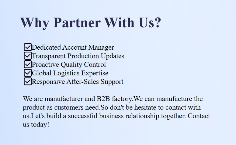 Quality control and factory testing